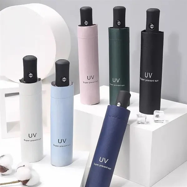 Automatic Sun & Rain Travel Umbrella with Box