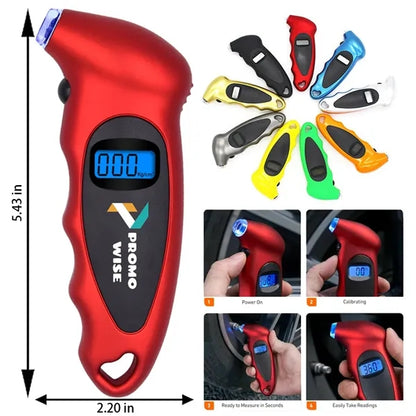High-Precision Digital Tire Pressure Gauge With Handle