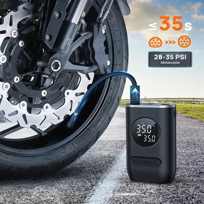 Portable Wireless Charging Digital Display Car Air Pump