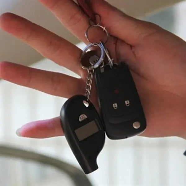 LCD Digital Display Tire Pressure Gauge With Keychain