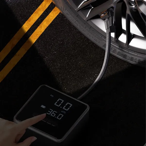 Portable Tire Inflator Powered by Cigarette Lighter
