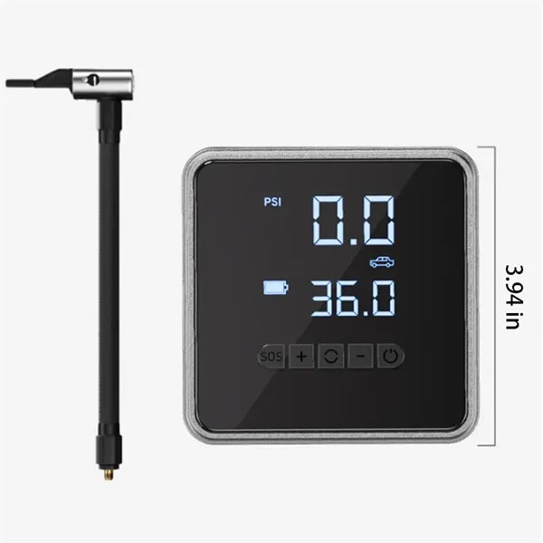 Portable Tire Inflator Powered by Cigarette Lighter