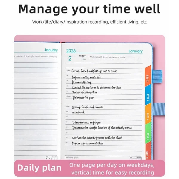 2026 Daily Planner Appointment Book