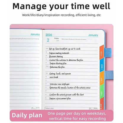 2026 Daily Planner Appointment Book