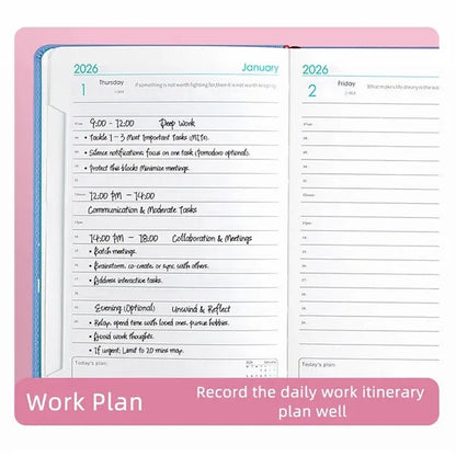 2026 Daily Planner Appointment Book