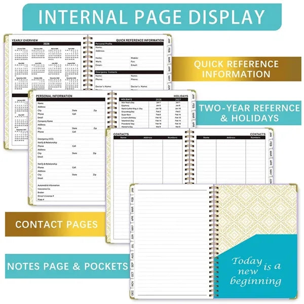 Planner 2026 Weekly Monthly