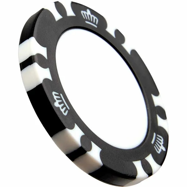 Recycled Poker Chip w/ Metal Ballmarker