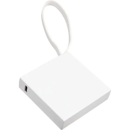 Recycled ABS 2000 mAh Power Bank with Type-C Cable