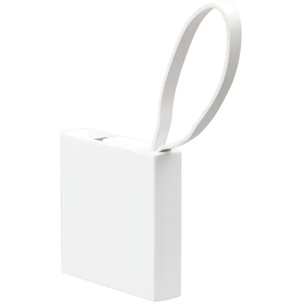 Recycled ABS 2000 mAh Power Bank with Type-C Cable