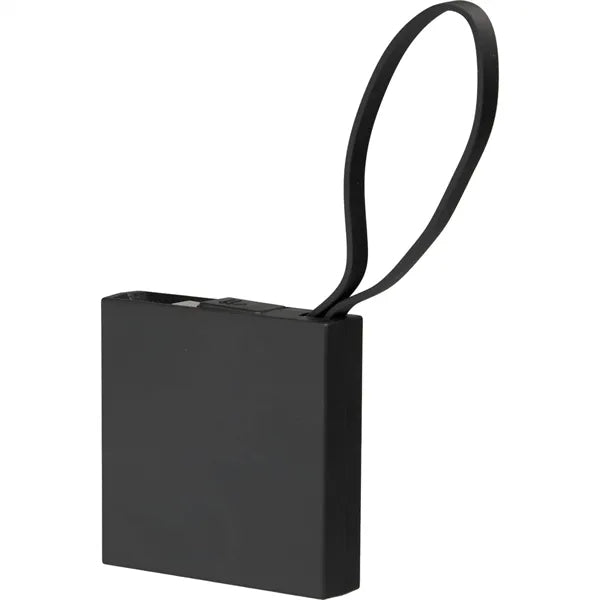 Recycled ABS 2000 mAh Power Bank with Type-C Cable