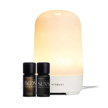 Vitruvi Glow Diffuser and Essential Oil Bundle Set