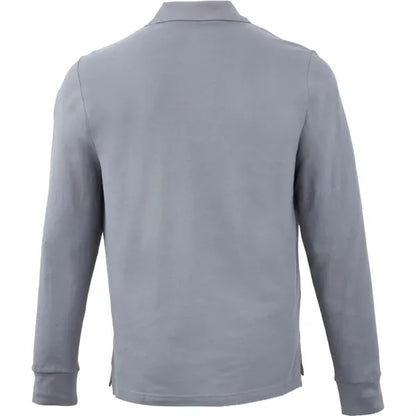 PALO Long Sleeve 100% Cotton Pique Polo - Men's
