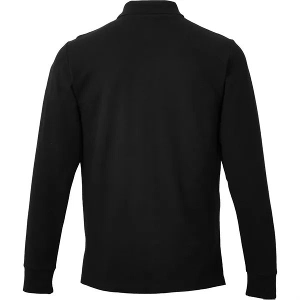 PALO Long Sleeve 100% Cotton Pique Polo - Men's
