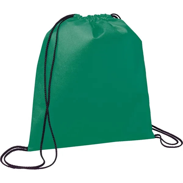 Evergreen Non-Woven Drawstring Bag