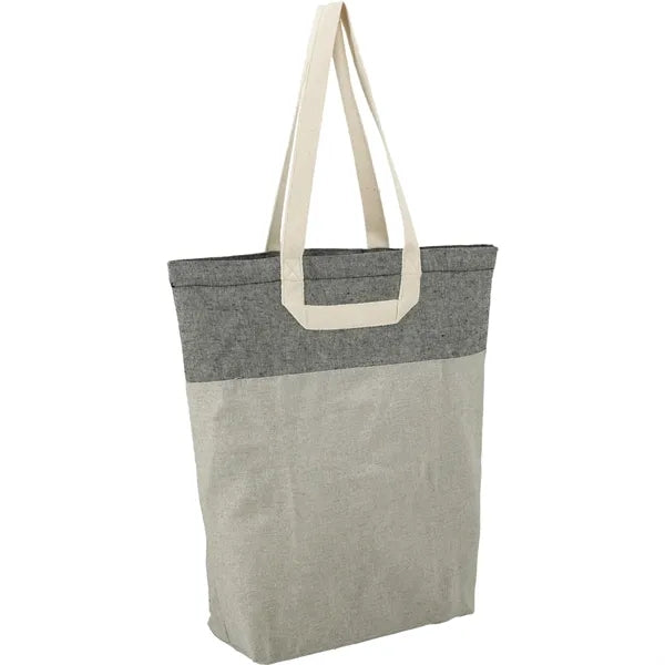 Recycled Cotton U-Handle Book Tote