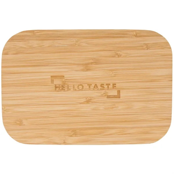 Bamboo Fiber Lunch Box with Cutting Board Lid