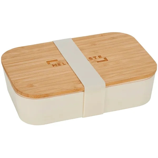 Bamboo Fiber Lunch Box with Cutting Board Lid