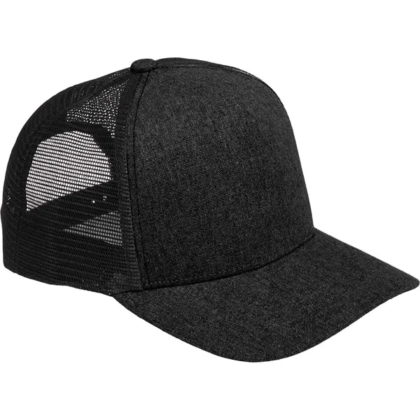 Recycled Cotton Canvas 5 Panel Mesh Back Ballcap