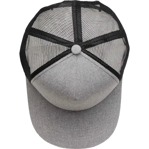 Recycled Cotton Canvas 5 Panel Mesh Back Ballcap