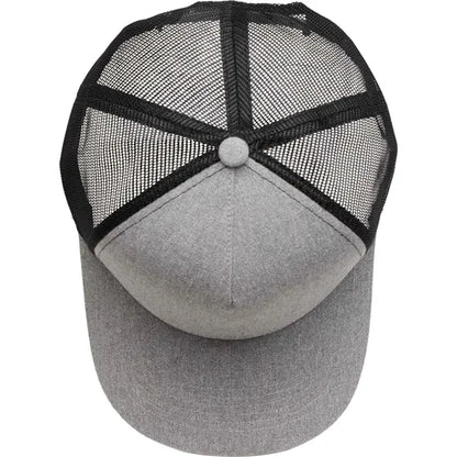 Recycled Cotton Canvas 5 Panel Mesh Back Ballcap