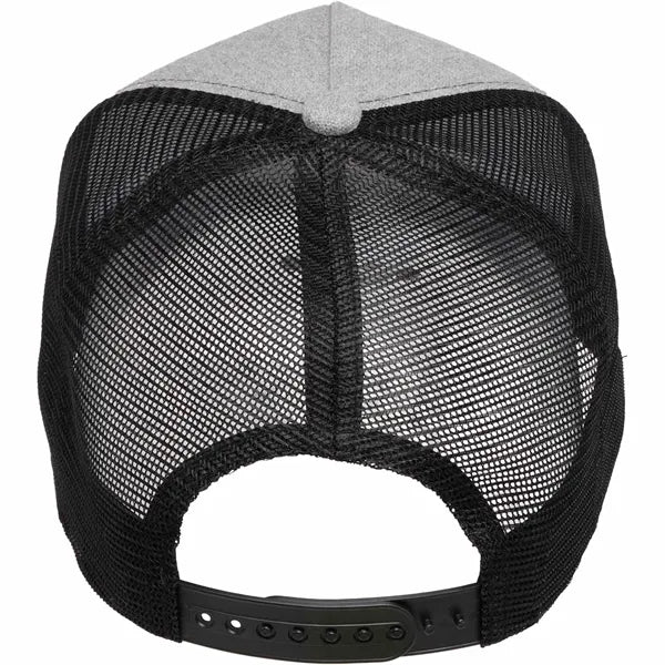 Recycled Cotton Canvas 5 Panel Mesh Back Ballcap