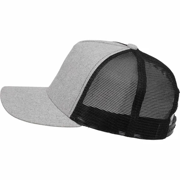 Recycled Cotton Canvas 5 Panel Mesh Back Ballcap