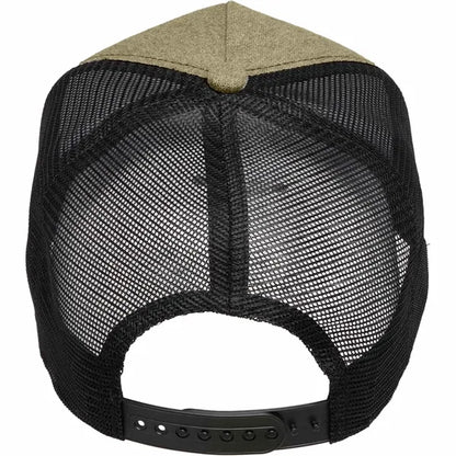 Recycled Cotton Canvas 5 Panel Mesh Back Ballcap