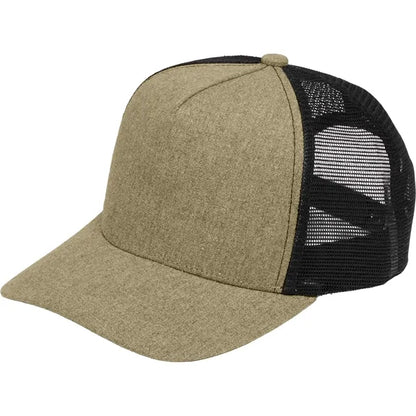 Recycled Cotton Canvas 5 Panel Mesh Back Ballcap