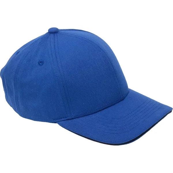 Recycled Cotton Twill 6 Panel Split Peak Ballcap