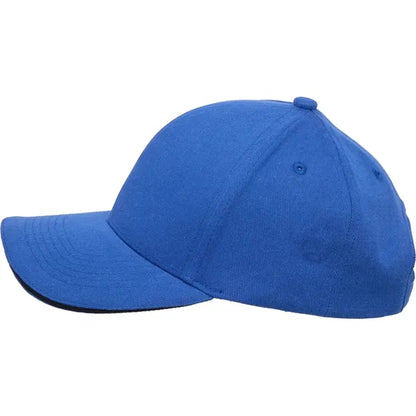 Recycled Cotton Twill 6 Panel Split Peak Ballcap