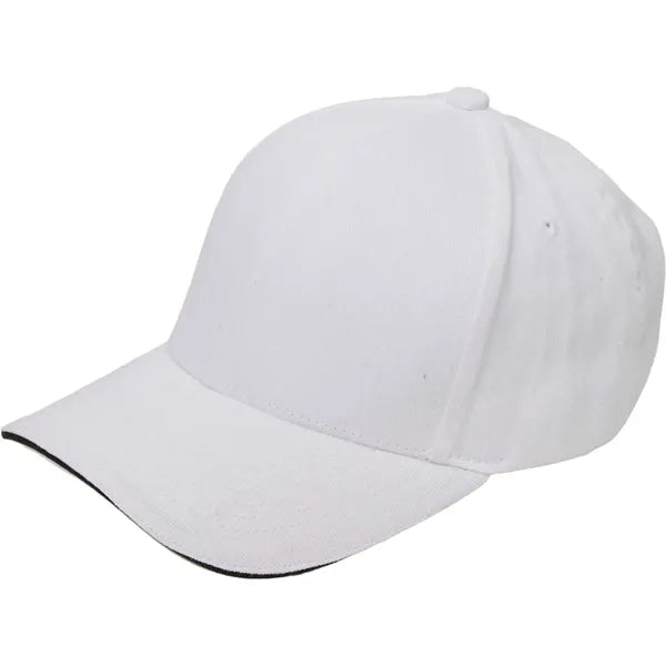 Recycled Cotton Twill 6 Panel Split Peak Ballcap
