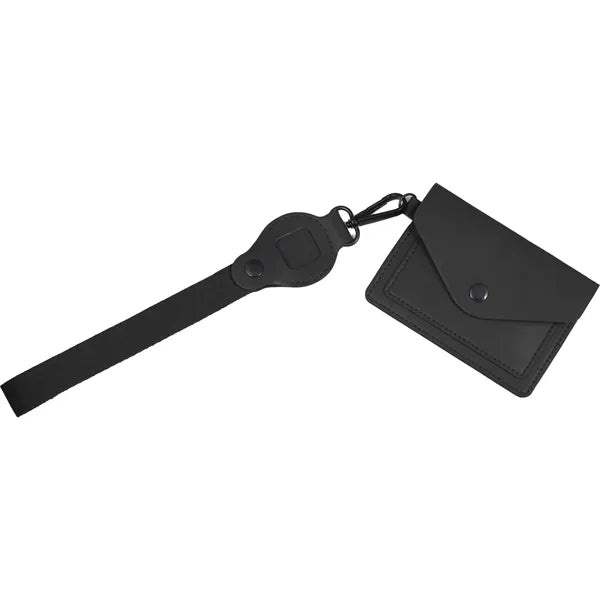 Recycled Wrist Lanyard with Card Holder