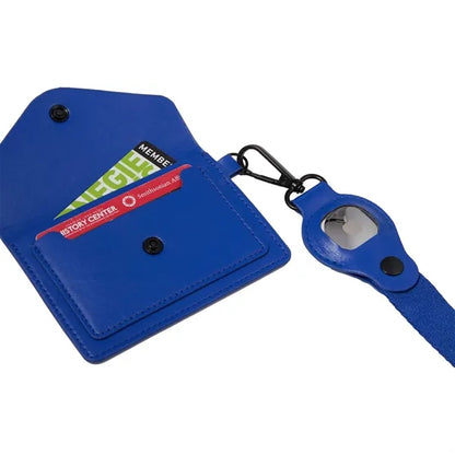 Recycled Wrist Lanyard with Card Holder