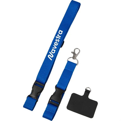 Adjustable Recycled Phone Lanyard