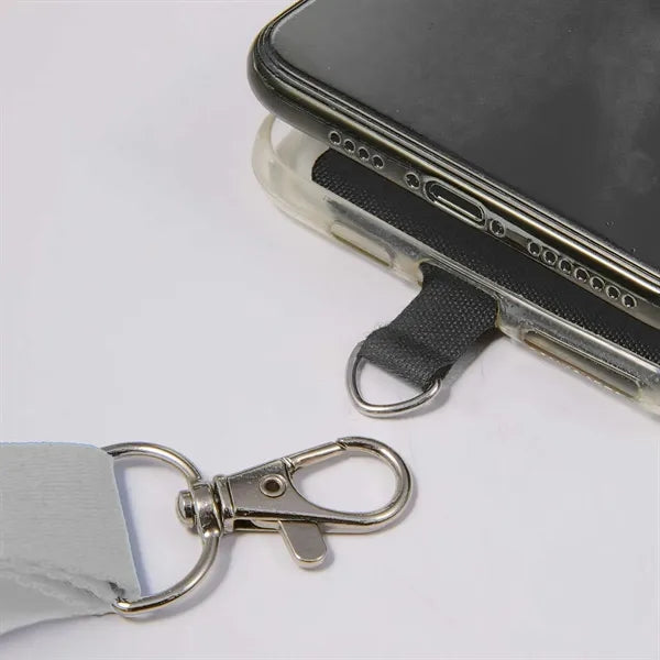 Adjustable Recycled Phone Lanyard
