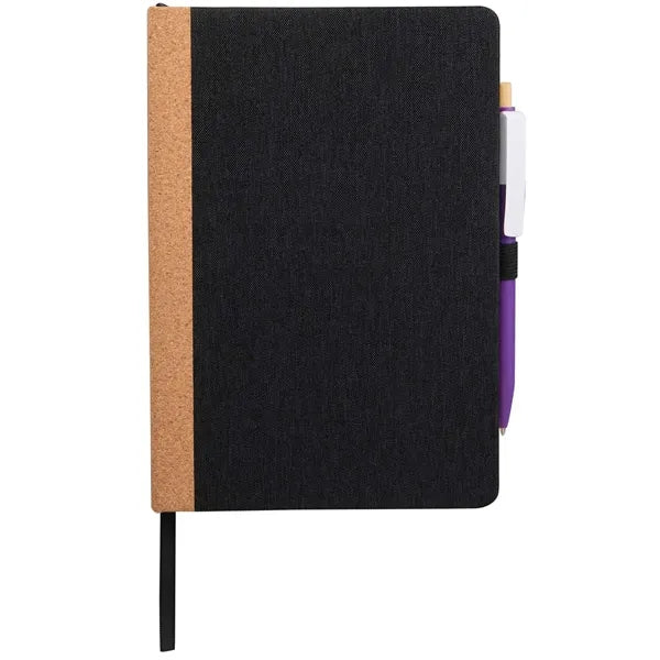 5.5" x 8.5" Recycled PET and Cork Bound Journal