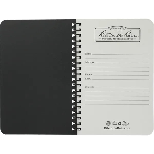 4.6' x 7' Rite in the Rain Side Spiral Notebook