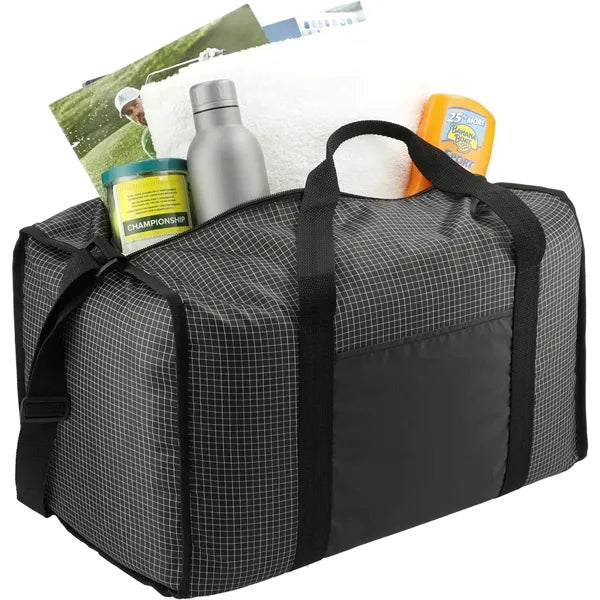 Grid Boxy Duffel