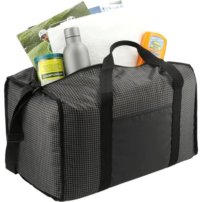 Grid Boxy Duffel