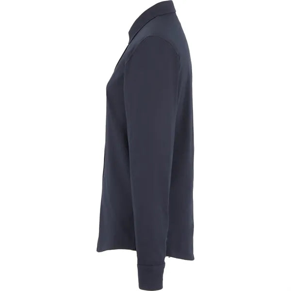 TATRA Eco Long Sleeve Knit Button Up Shirt-Women's