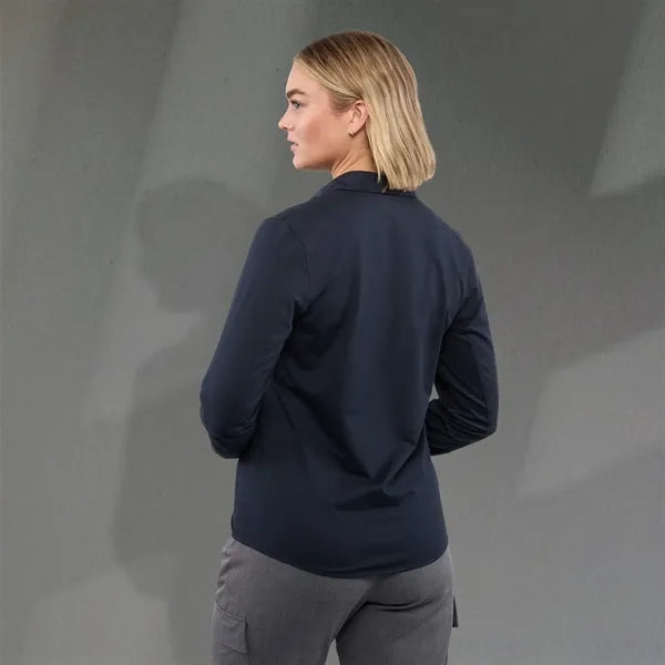 TATRA Eco Long Sleeve Knit Button Up Shirt-Women's