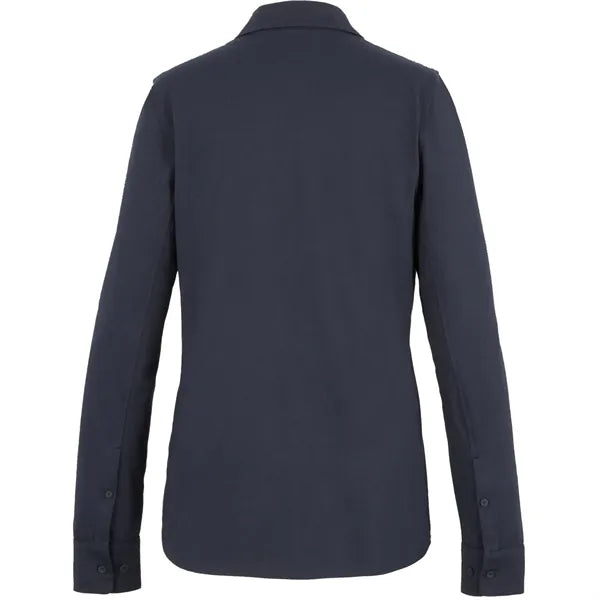 TATRA Eco Long Sleeve Knit Button Up Shirt-Women's