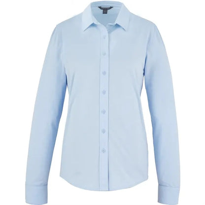TATRA Eco Long Sleeve Knit Button Up Shirt-Women's