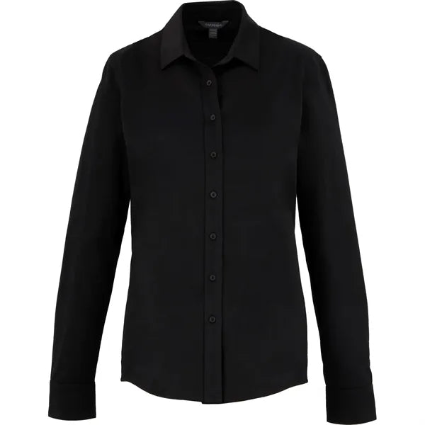 TATRA Eco Long Sleeve Knit Button Up Shirt-Women's