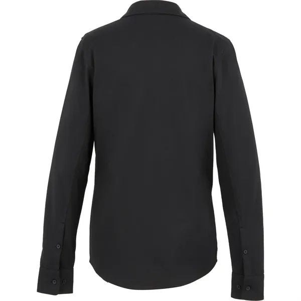 TATRA Eco Long Sleeve Knit Button Up Shirt-Women's