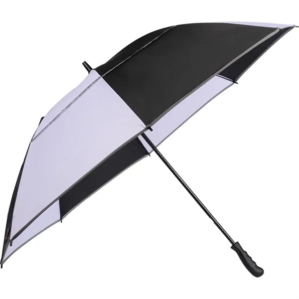 62" RPET Golf Umbrella w/ Reflective Trim