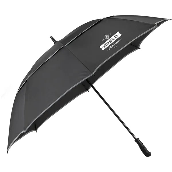 62" RPET Golf Umbrella w/ Reflective Trim