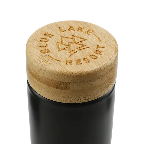 Arlo Ceramic Tumbler with Bamboo lid 11oz