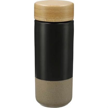 Arlo Ceramic Tumbler with Bamboo lid 11oz