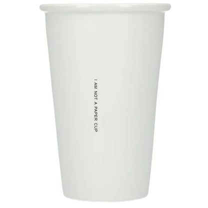 I'm not a paper cup 10oz ceramic tumbler